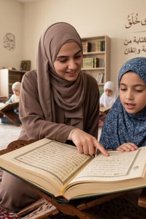 كورس تعلم القراءة والكتابة من المصحف