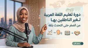 دورة تعليم اللغة العربية لغير الناطقين بها | من الصفر حتى التحدث بثقة