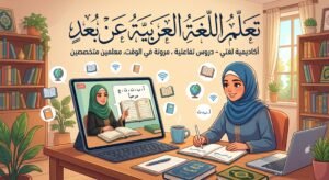 تعلم اللغة العربية عن بعد | دورات تفاعلية