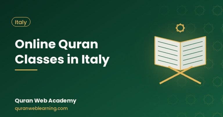 Online Quran Classes In Italy — Private Lessons In English